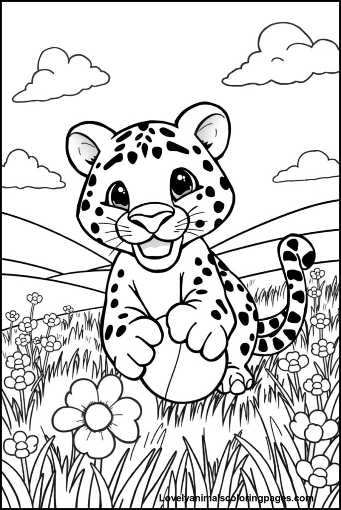 Jaguar Coloring Pages