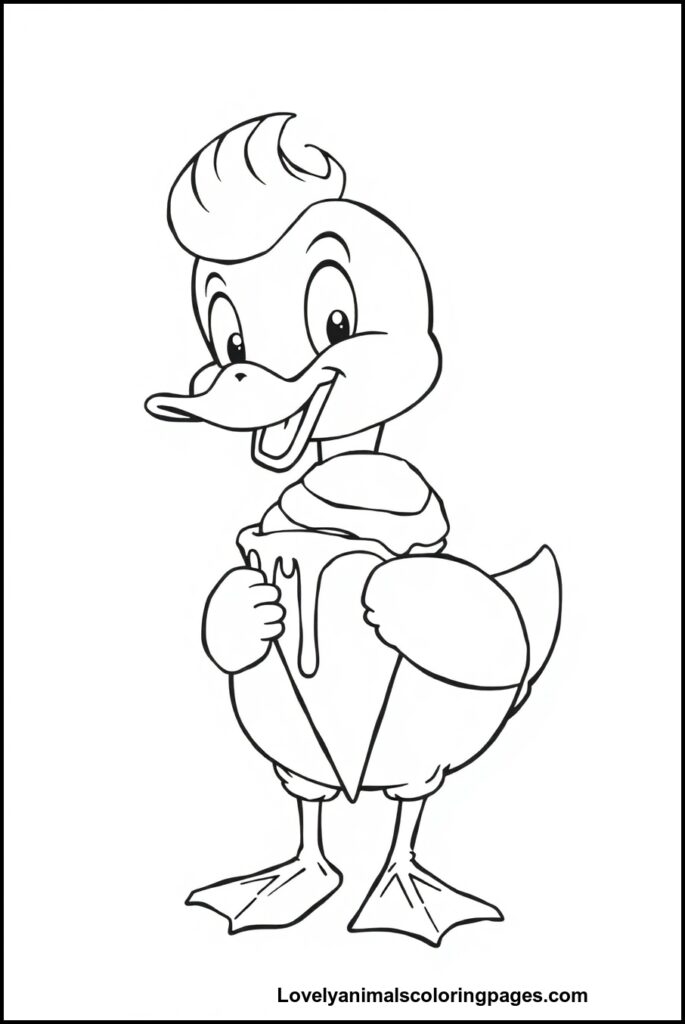 Duck Coloring Pages