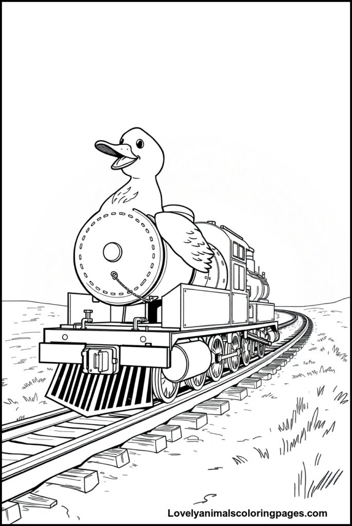 Duck Coloring Pages