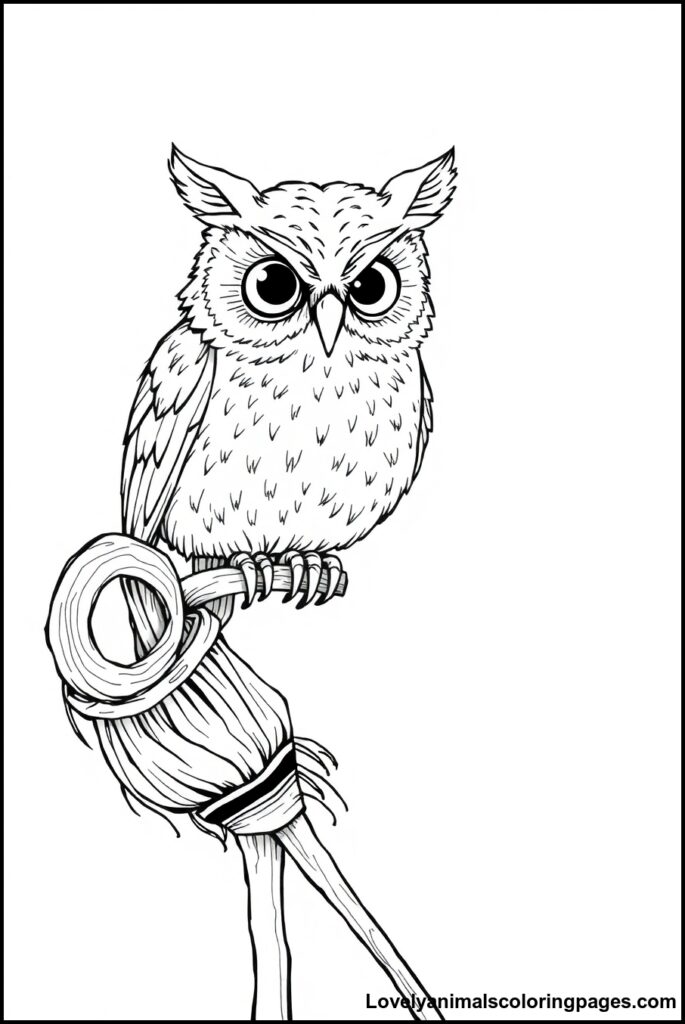Owl Coloring Pages