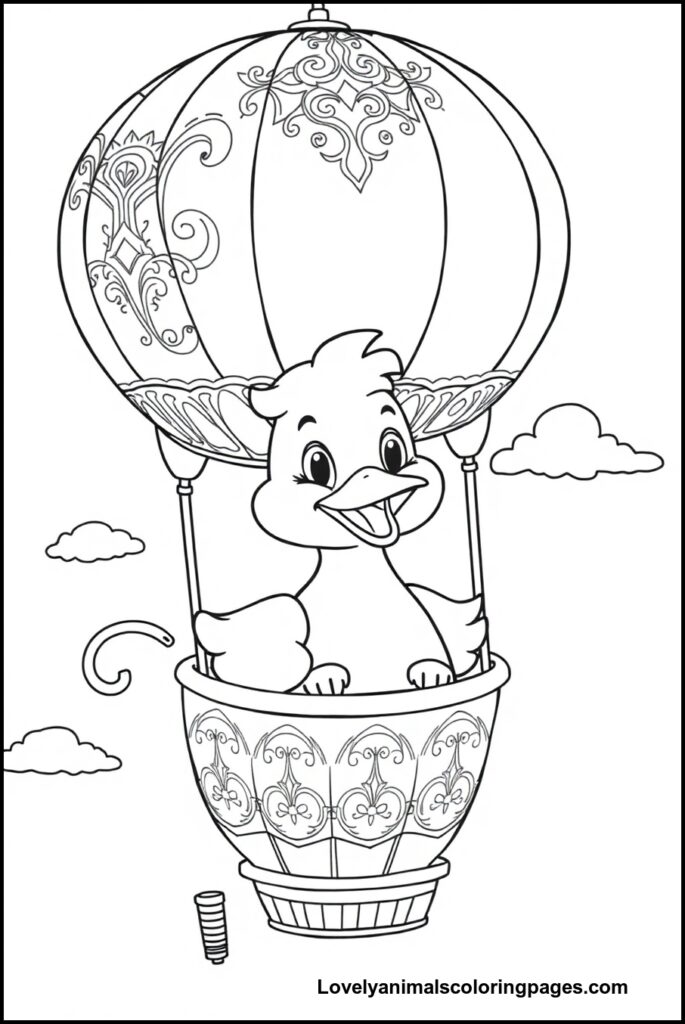 Duck Coloring Pages
