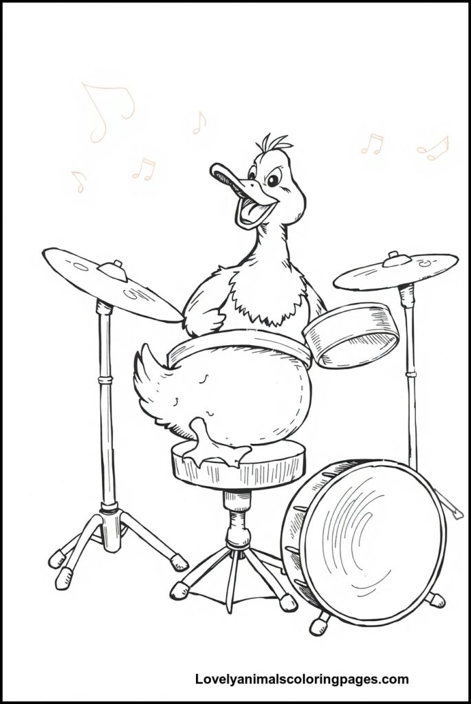 Duck Coloring Pages