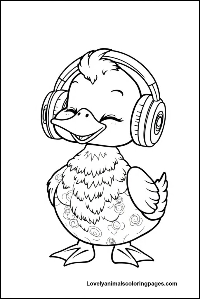 Duck Coloring Pages