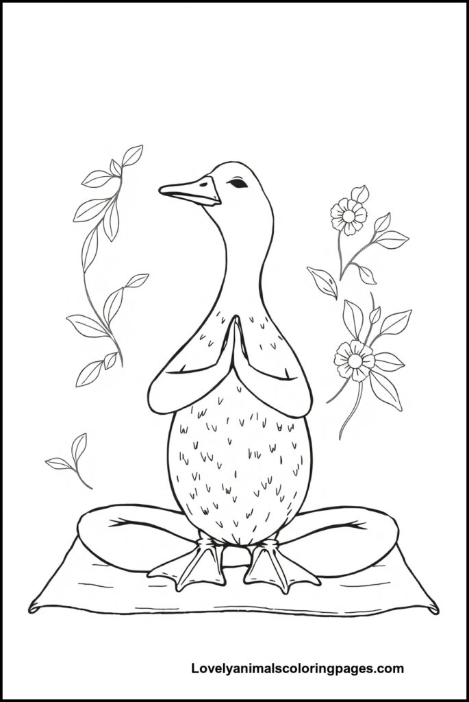 Duck Coloring Pages