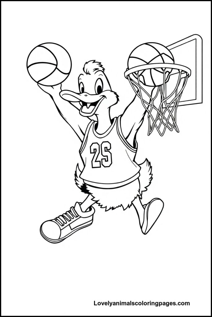 Duck Coloring Pages