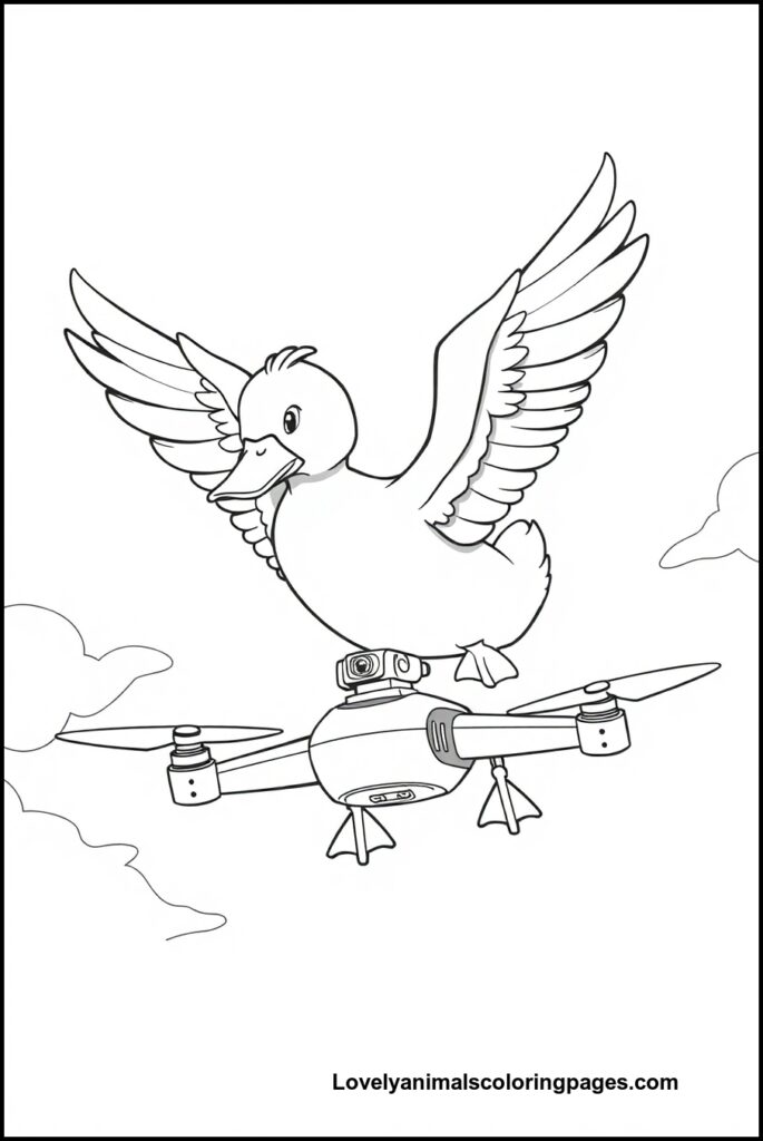 Duck Coloring Pages
