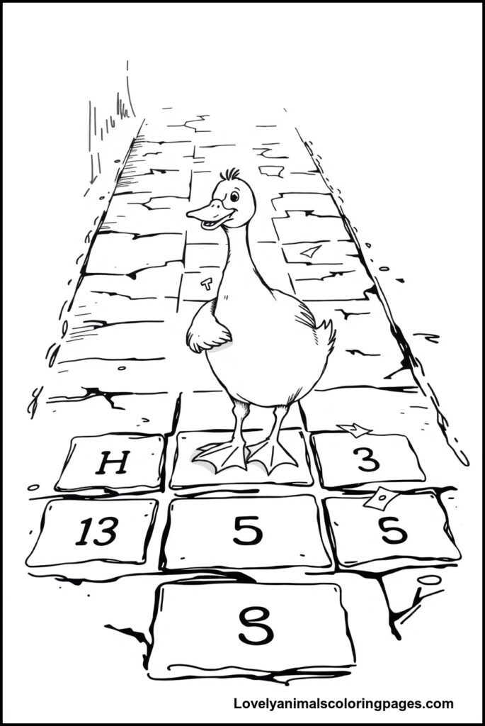Duck Coloring Pages