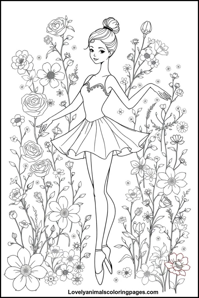 Ballerina Coloring Pages