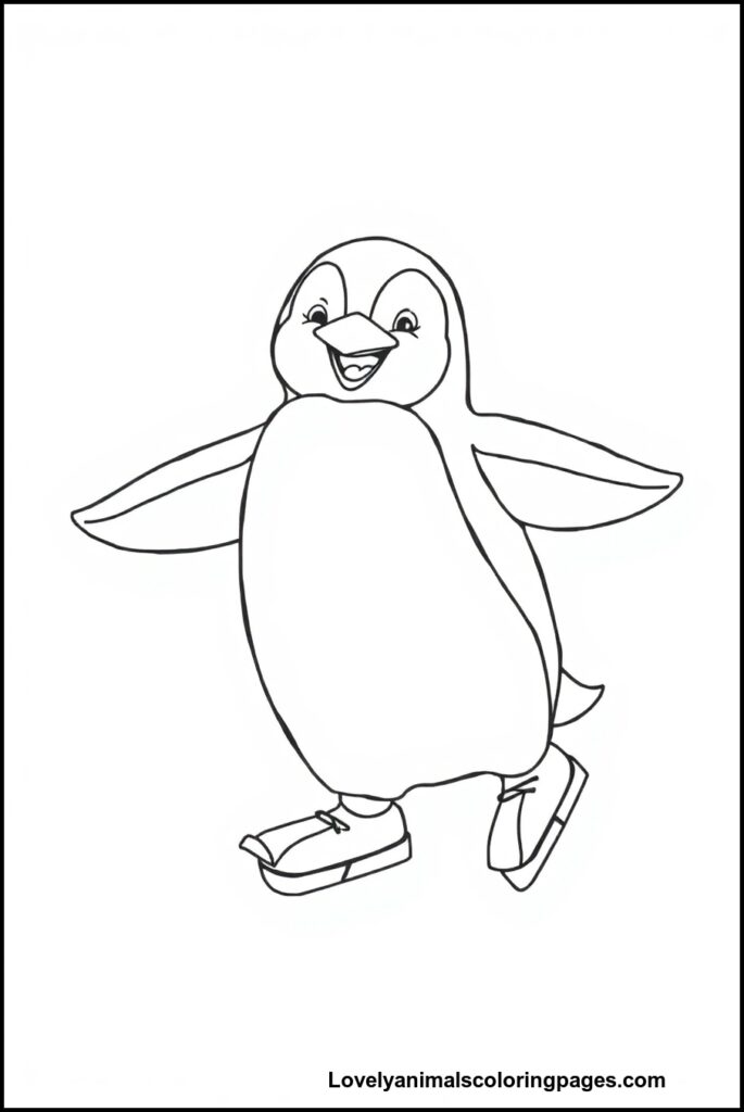 Penguin Coloring Pages