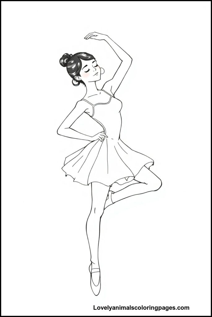 Ballerina Coloring Pages