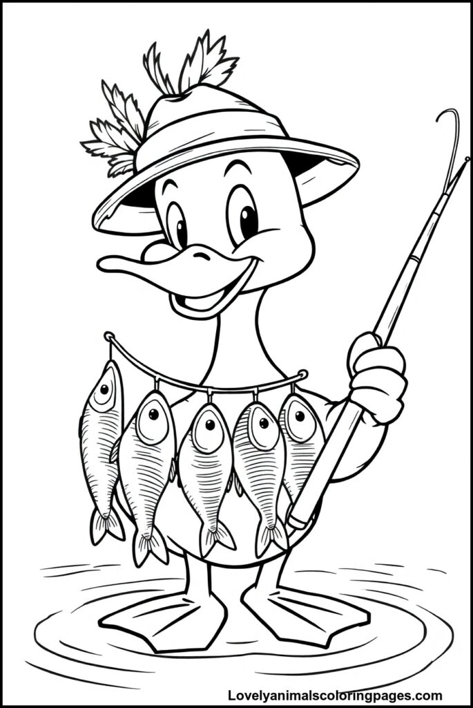 Duck Coloring Pages
