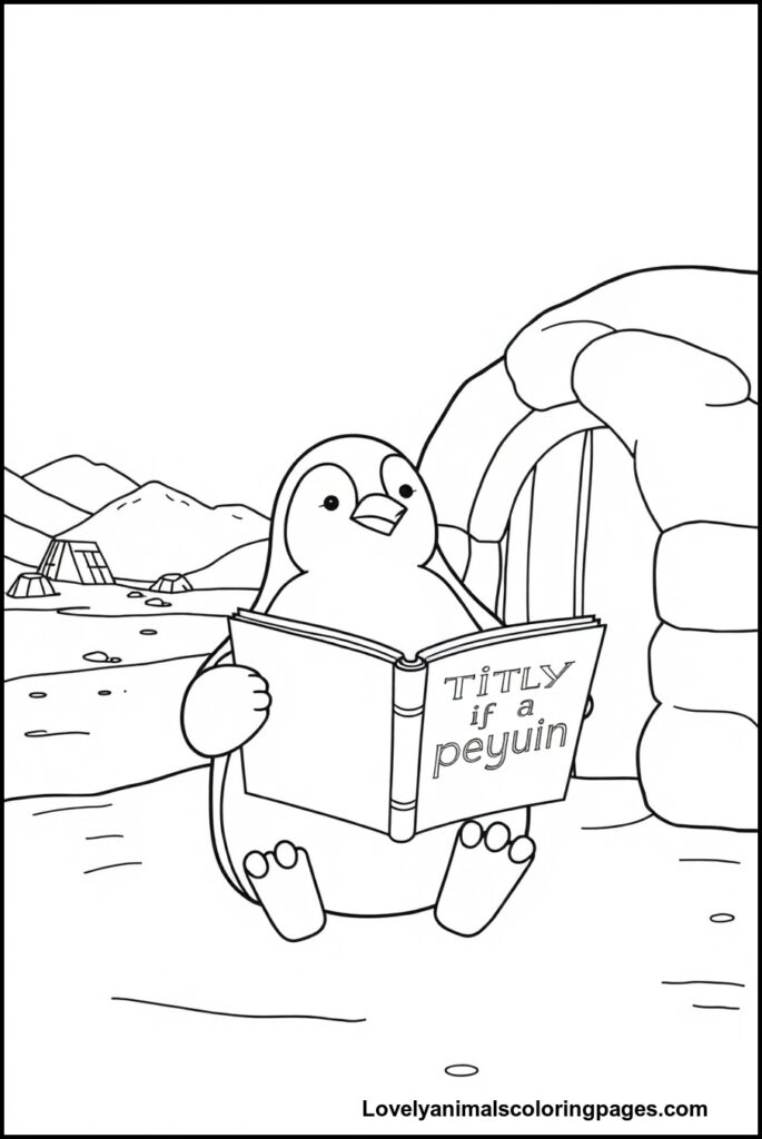 Penguin Coloring Pages