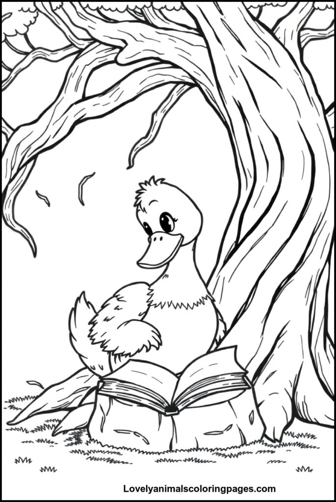 Duck Coloring Pages