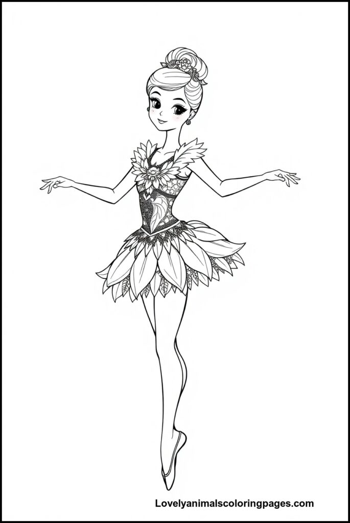 Ballerina Coloring Pages