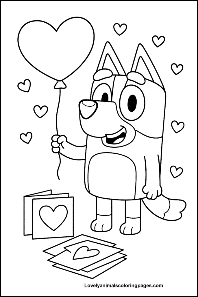 Bluey Coloring Pages