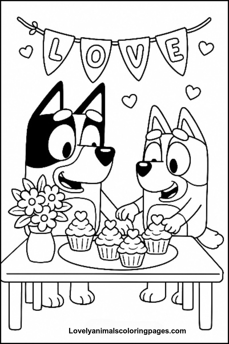 Bluey Coloring Pages