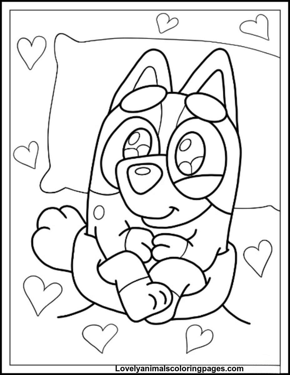 Bluey Coloring Pages