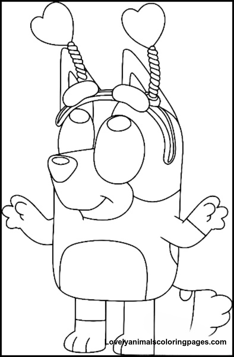 Bluey Coloring Pages