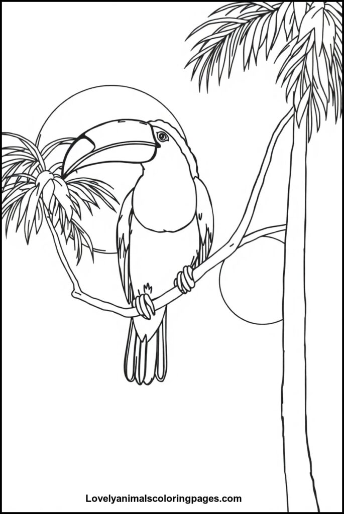 Toucan Coloring Pages