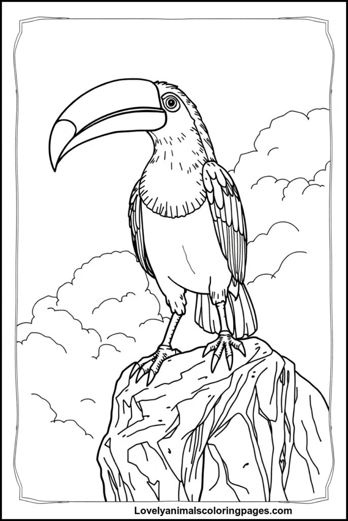 Toucan Coloring Pages