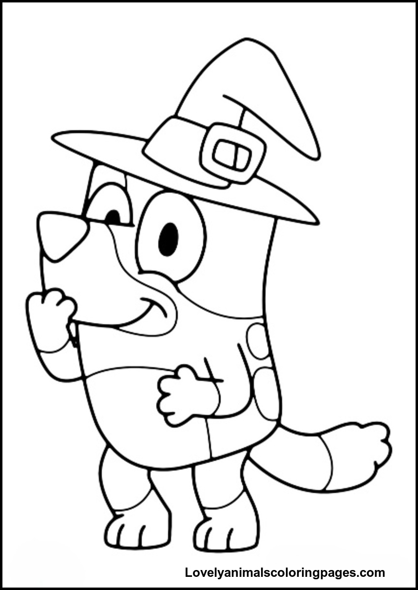 Bluey Coloring Pages