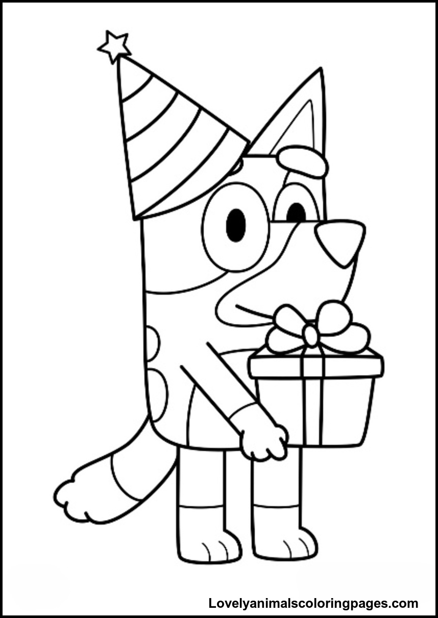 Bluey Coloring Pages