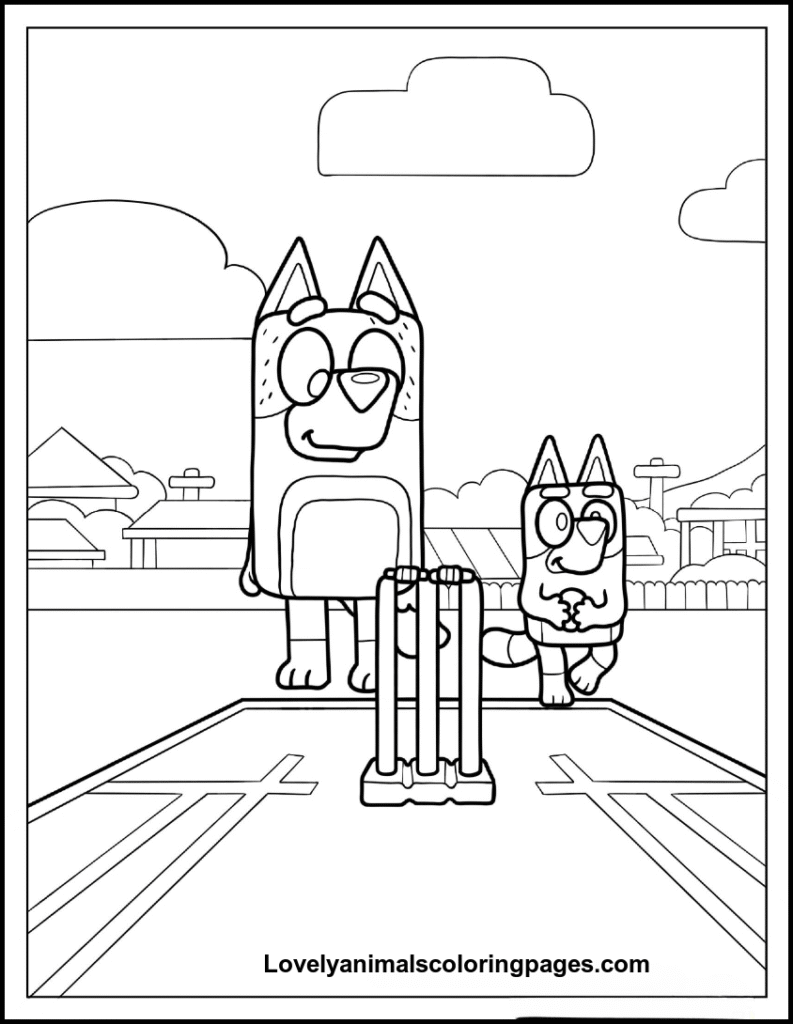 Bluey Coloring Pages