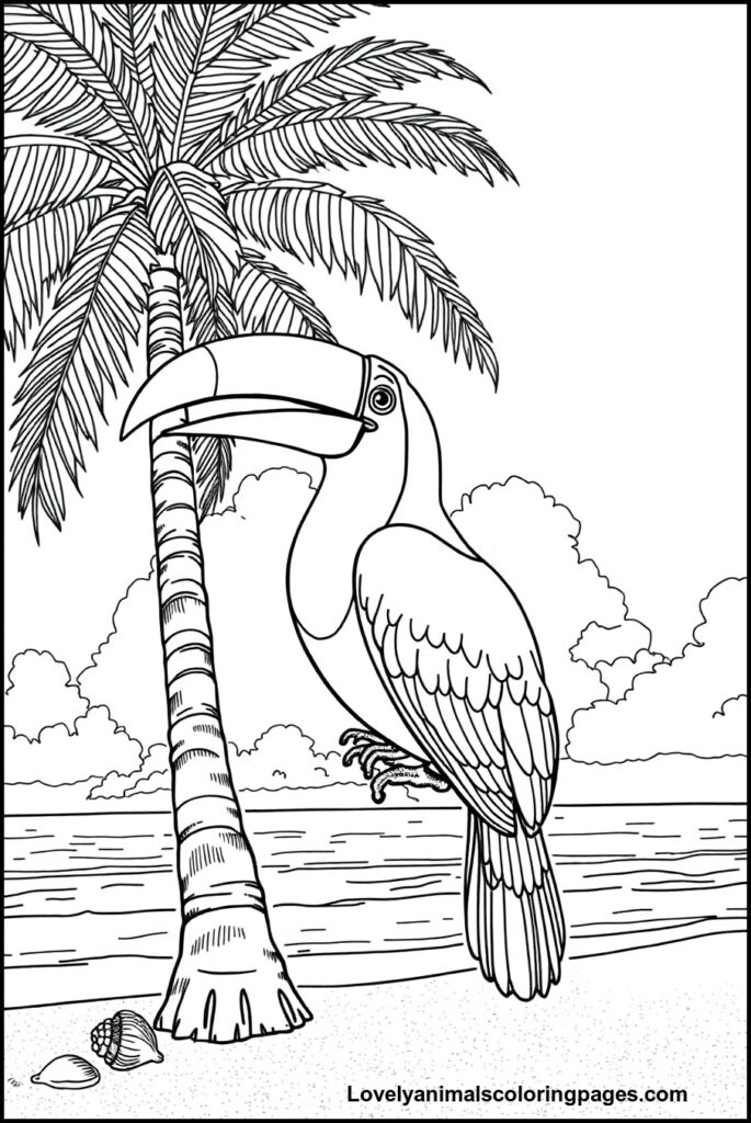 Toucan Coloring Pages
