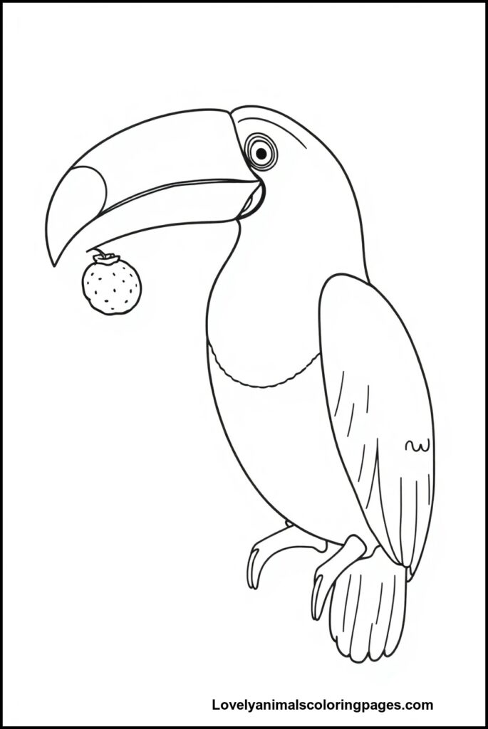 Toucan Coloring Pages