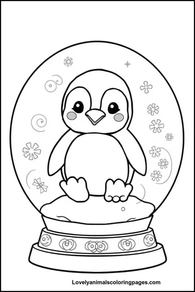 Penguin Coloring Pages