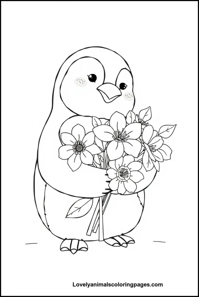 Penguin Coloring Pages
