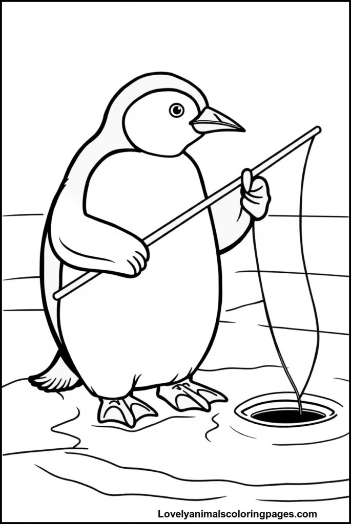 Penguin Coloring Pages