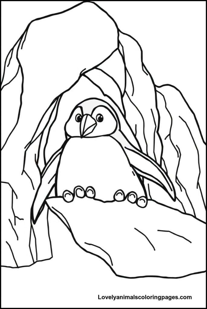 Penguin Coloring Pages