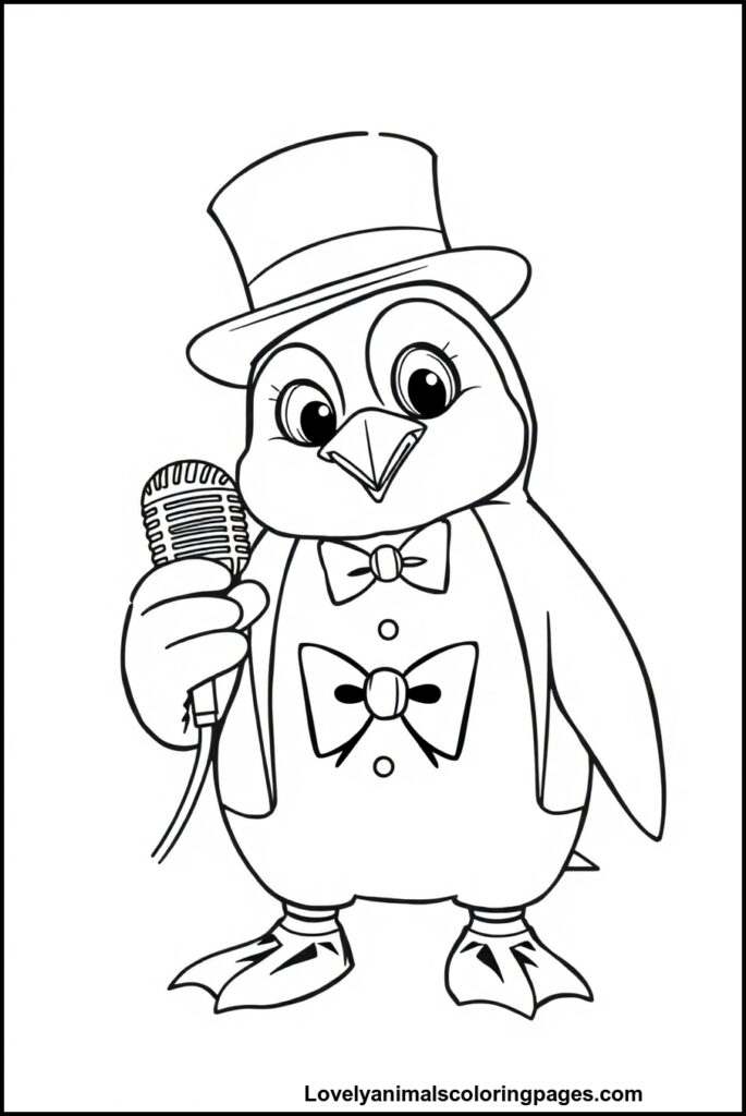 Penguin Coloring Pages