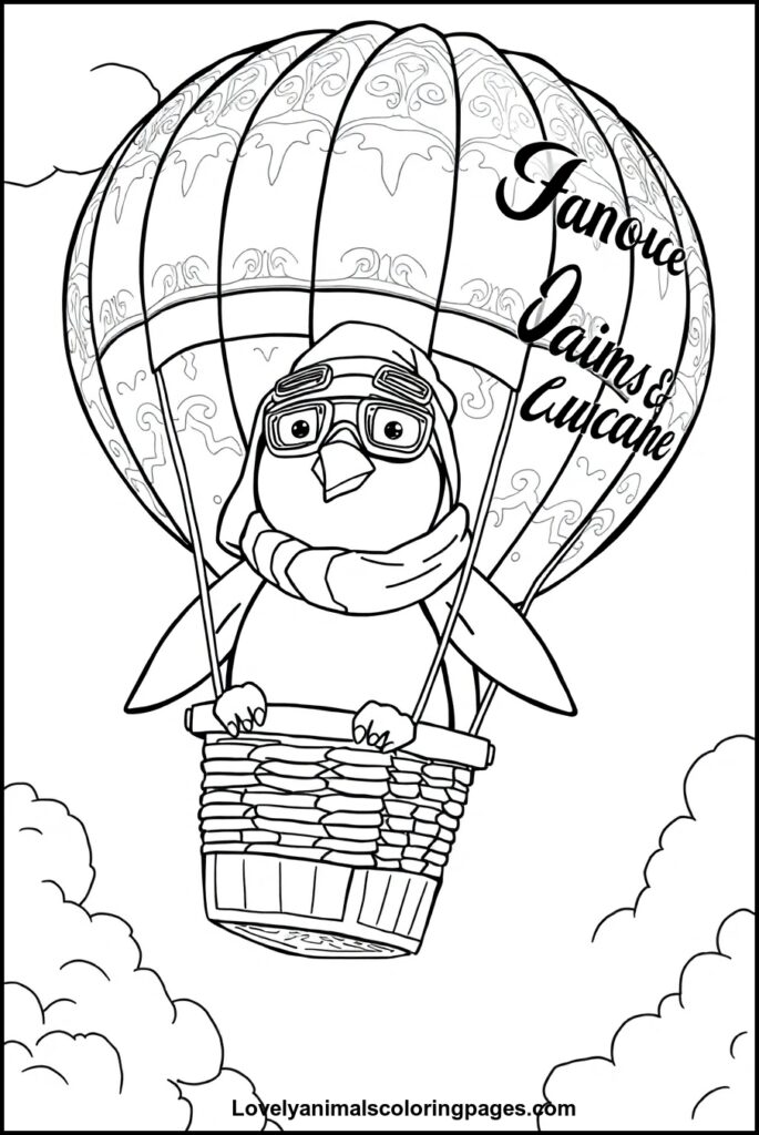 Penguin Coloring Pages