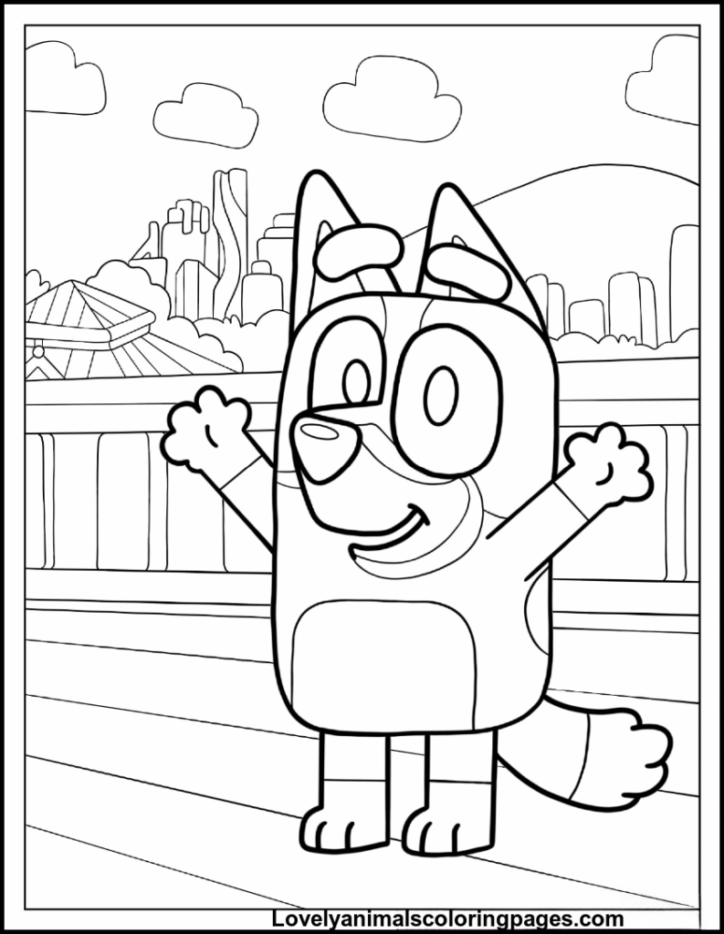 Bluey Coloring Pages