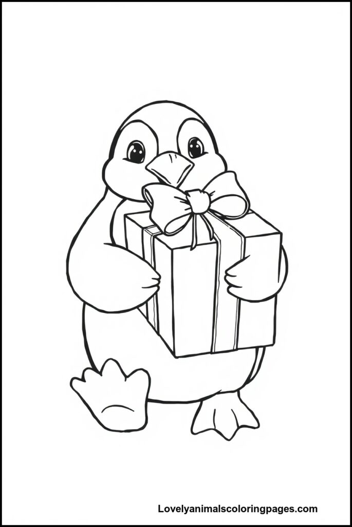 Penguin Coloring Pages