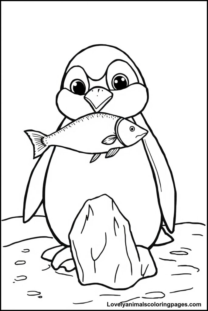 Penguin Coloring Pages