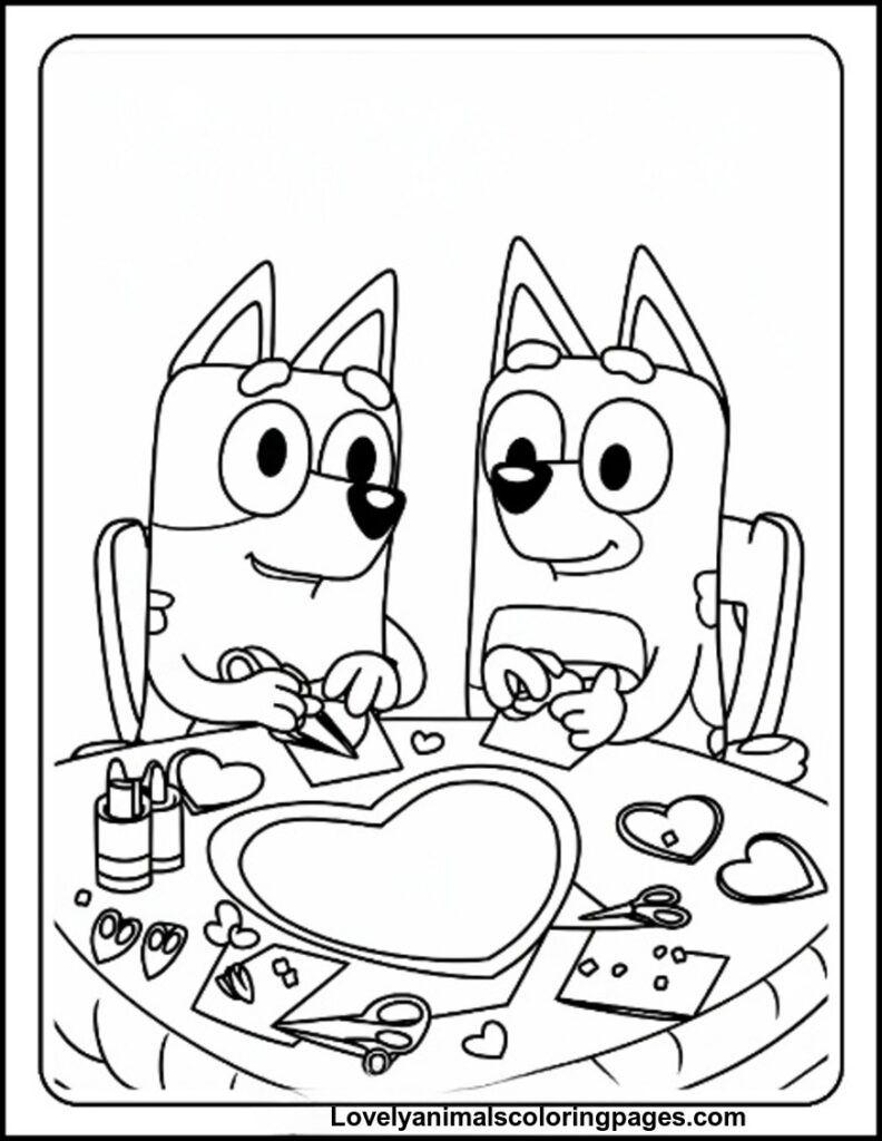 Bluey Coloring Pages