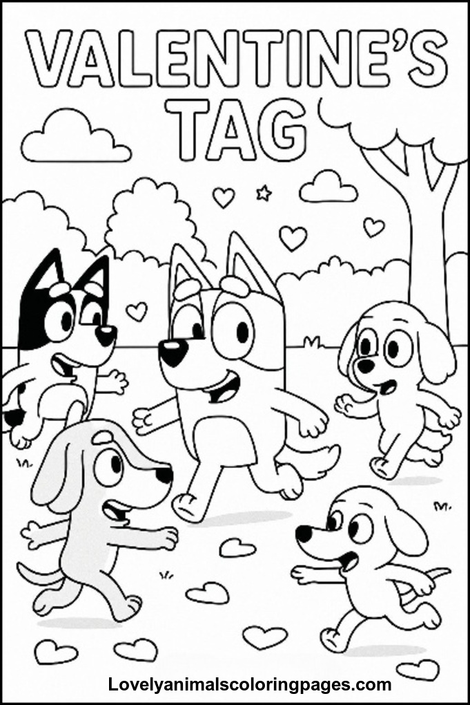 Bluey Coloring Pages