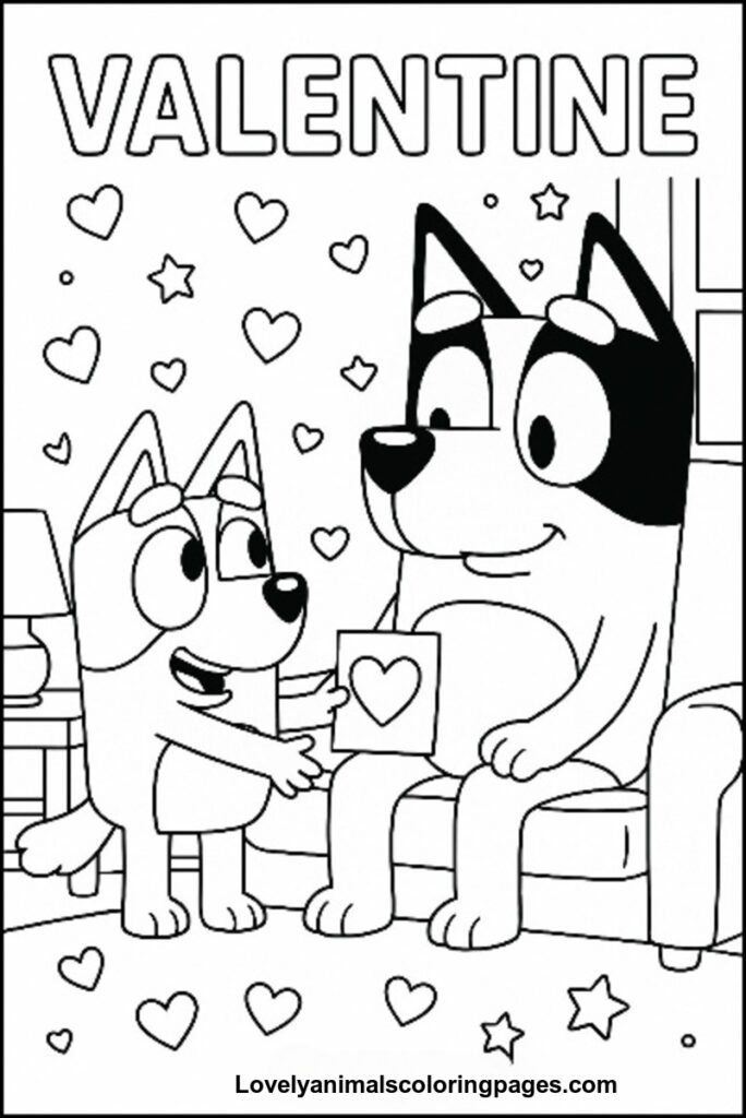 Bluey Coloring Pages